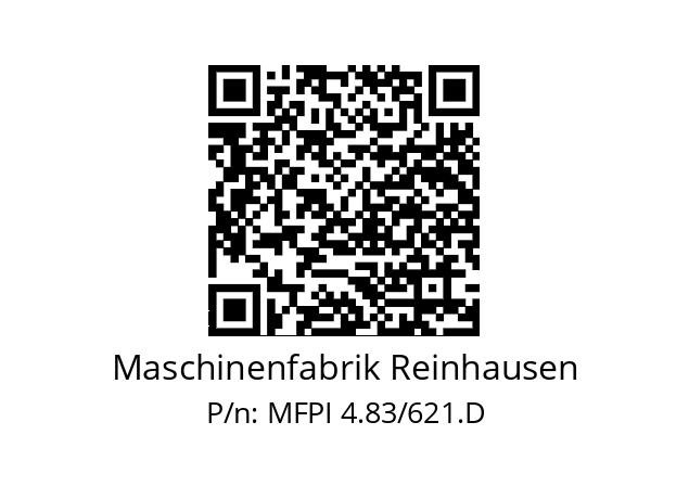   Maschinenfabrik Reinhausen MFPI 4.83/621.D