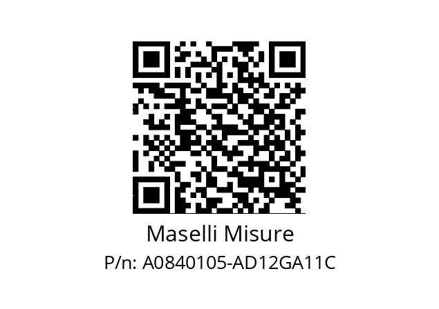   Maselli Misure A0840105-AD12GA11C