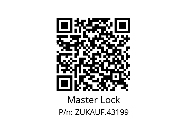   Master Lock ZUKAUF.43199