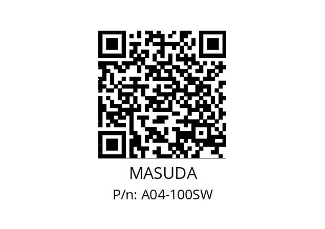   MASUDA A04-100SW