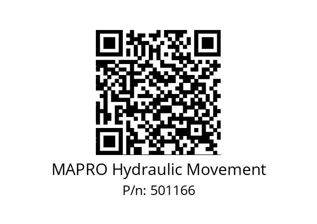   MAPRO Hydraulic Movement 501166