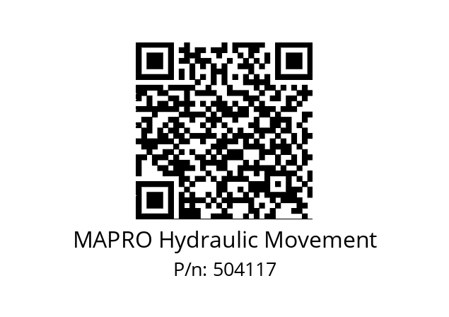   MAPRO Hydraulic Movement 504117