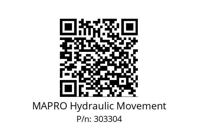   MAPRO Hydraulic Movement 303304