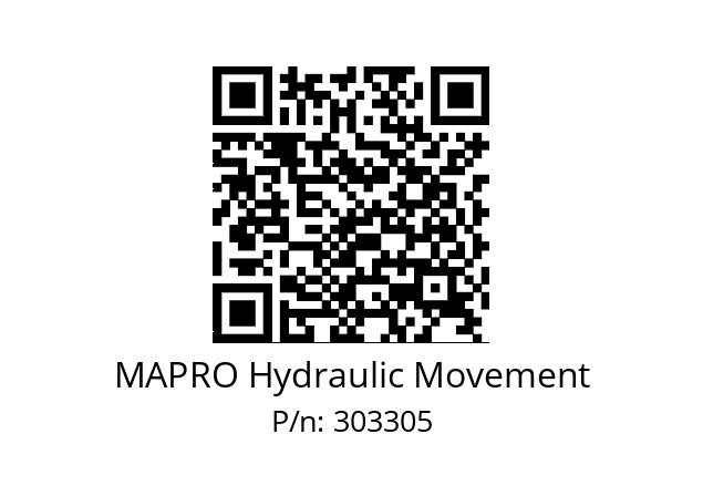   MAPRO Hydraulic Movement 303305