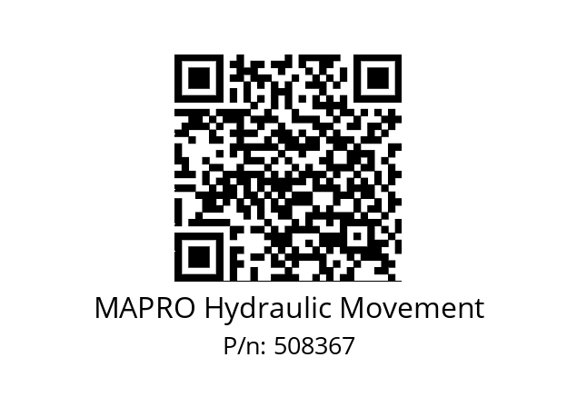   MAPRO Hydraulic Movement 508367