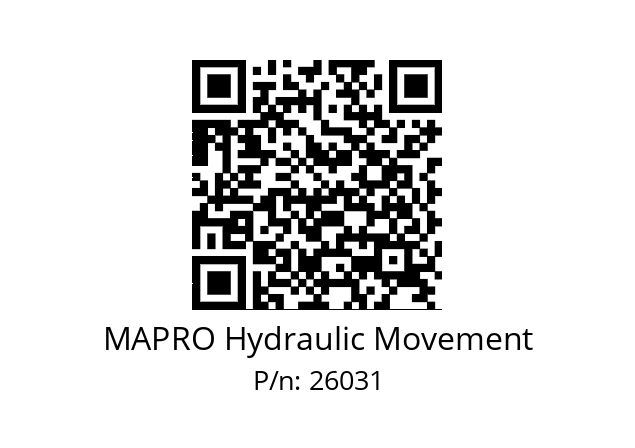   MAPRO Hydraulic Movement 26031