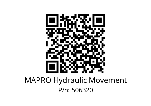   MAPRO Hydraulic Movement 506320