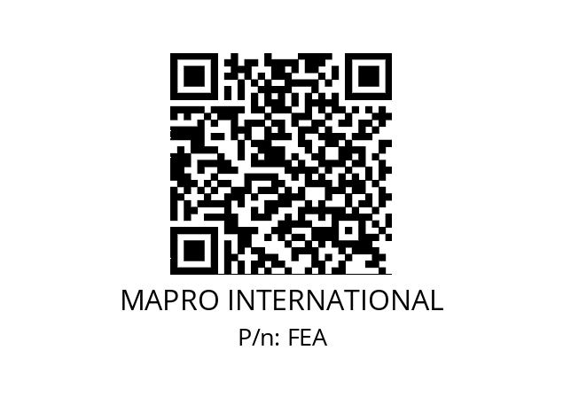   MAPRO INTERNATIONAL FEA