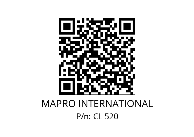   MAPRO INTERNATIONAL CL 520