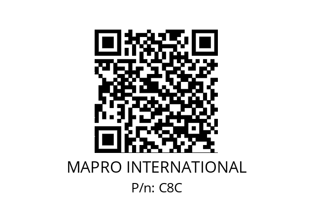   MAPRO INTERNATIONAL C8C