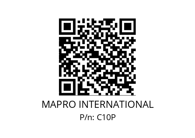   MAPRO INTERNATIONAL C10P