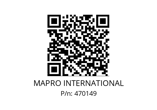   MAPRO INTERNATIONAL 470149