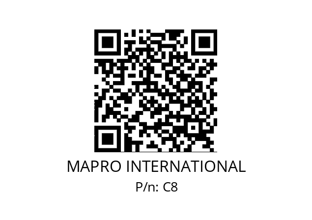   MAPRO INTERNATIONAL C8