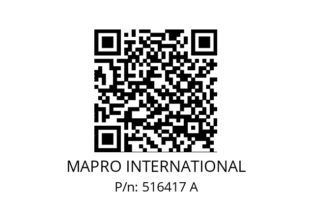   MAPRO INTERNATIONAL 516417 A