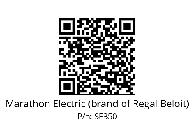  B-761594-01 Marathon Electric (brand of Regal Beloit) SE350