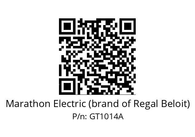   Marathon Electric (brand of Regal Beloit) GT1014A