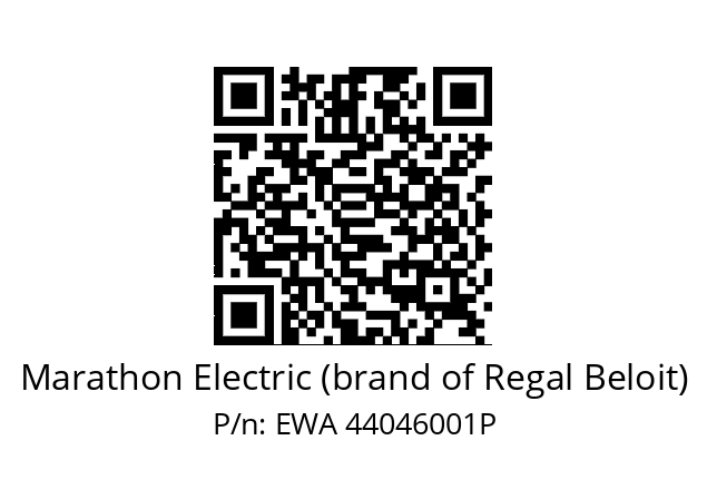   Marathon Electric (brand of Regal Beloit) EWA 44046001P