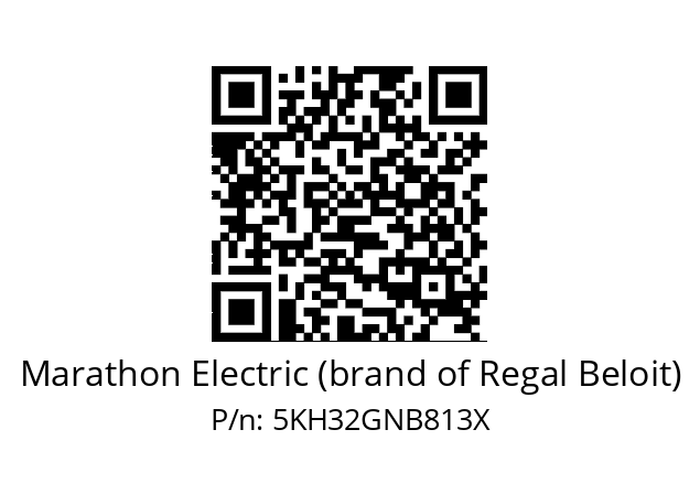   Marathon Electric (brand of Regal Beloit) 5KH32GNB813X