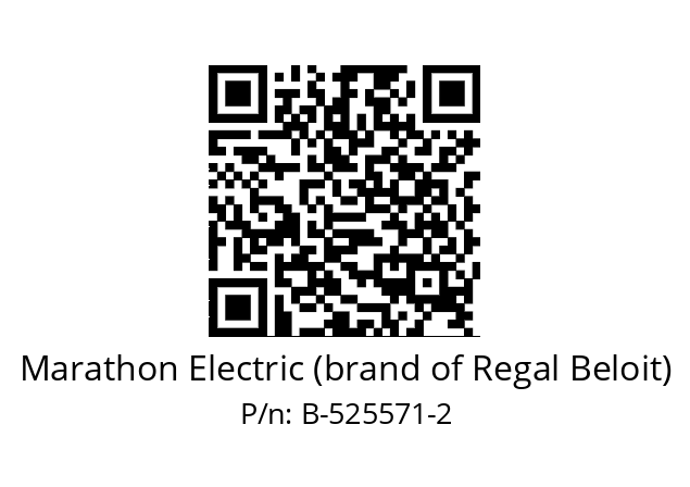   Marathon Electric (brand of Regal Beloit) B-525571-2