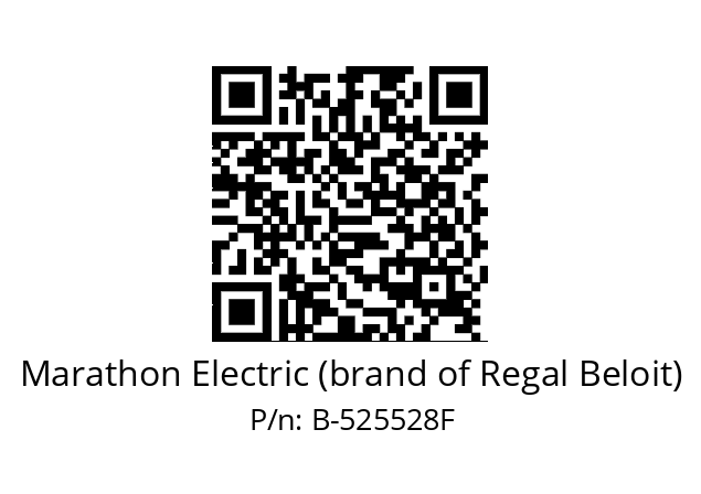   Marathon Electric (brand of Regal Beloit) B-525528F