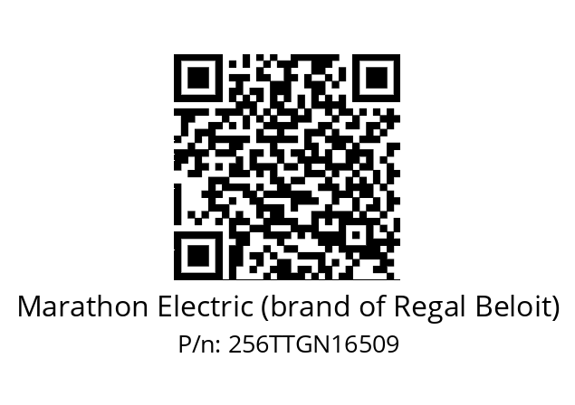   Marathon Electric (brand of Regal Beloit) 256TTGN16509