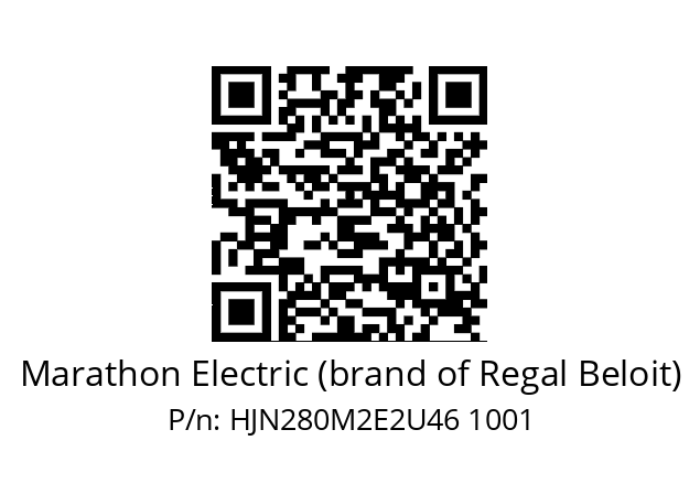   Marathon Electric (brand of Regal Beloit) HJN280M2E2U46 1001