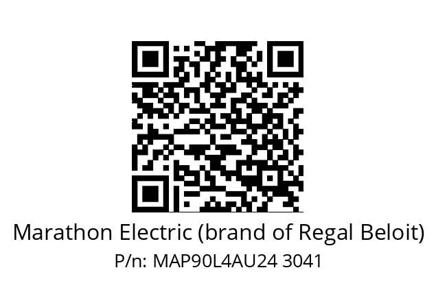   Marathon Electric (brand of Regal Beloit) MAP90L4AU24 3041