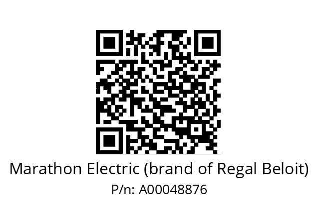   Marathon Electric (brand of Regal Beloit) A00048876