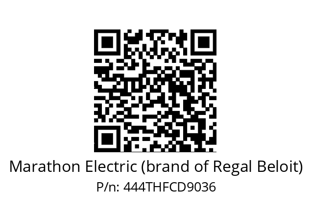   Marathon Electric (brand of Regal Beloit) 444THFCD9036