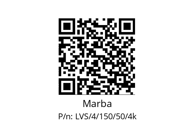   Marba LVS/4/150/50/4k