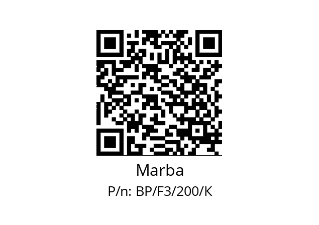   Marba ВP/F3/200/К