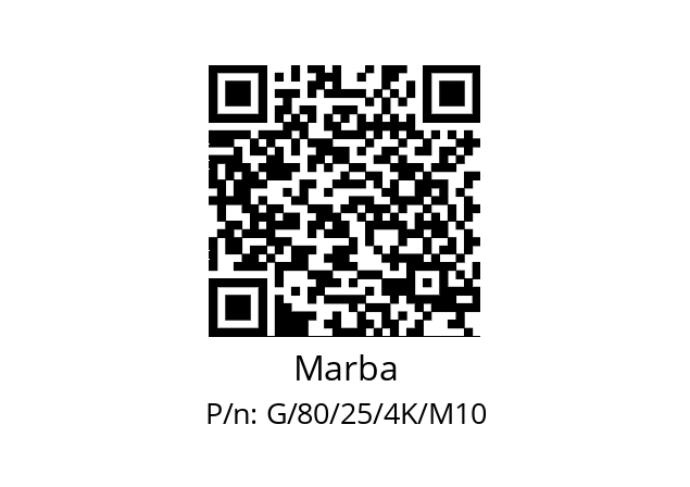   Marba G/80/25/4K/M10