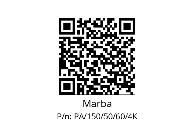   Marba PA/150/50/60/4K