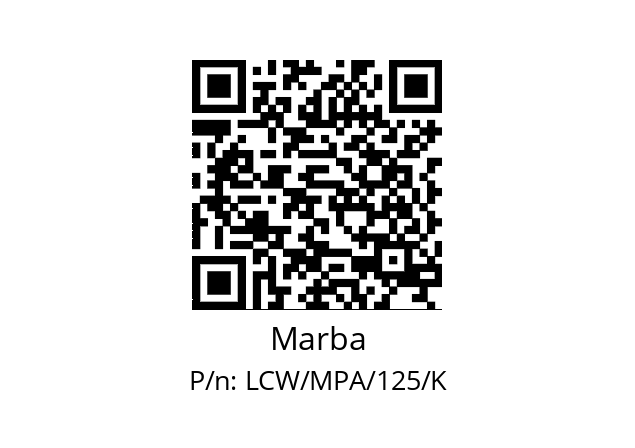   Marba LCW/MPA/125/K