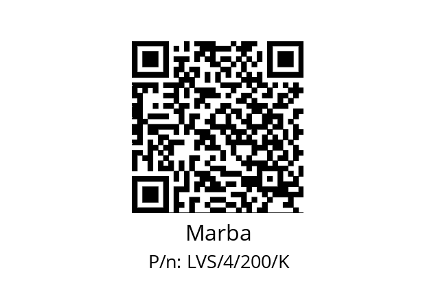   Marba LVS/4/200/K