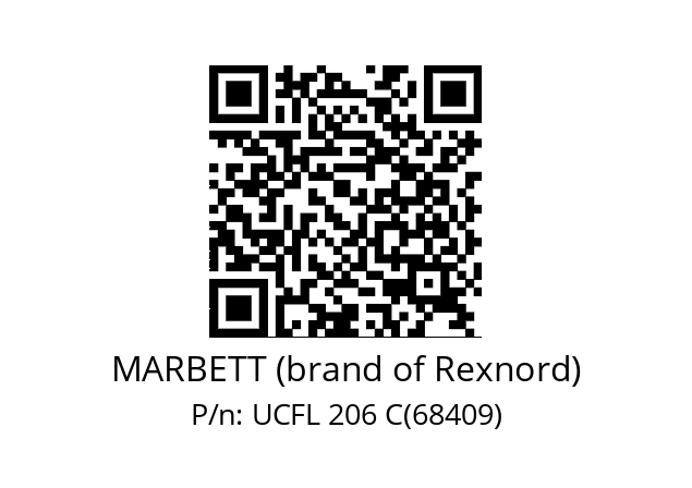   MARBETT (brand of Rexnord) UCFL 206 C(68409)