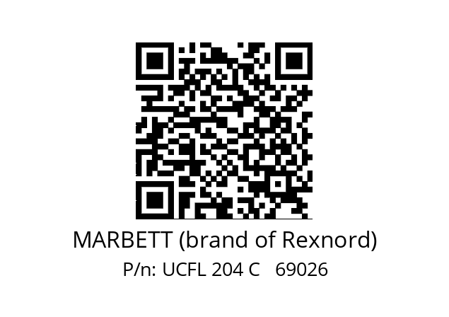   MARBETT (brand of Rexnord) UCFL 204 C   69026