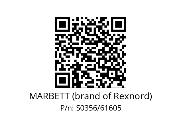   MARBETT (brand of Rexnord) S0356/61605