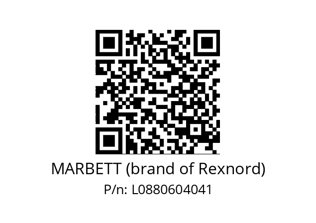   MARBETT (brand of Rexnord) L0880604041