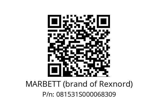   MARBETT (brand of Rexnord) 081531S000068309