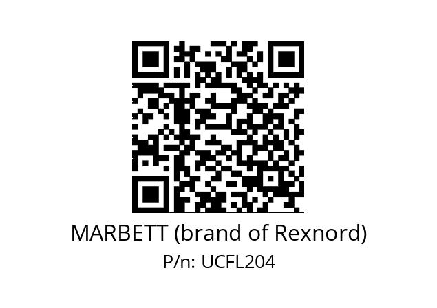   MARBETT (brand of Rexnord) UCFL204