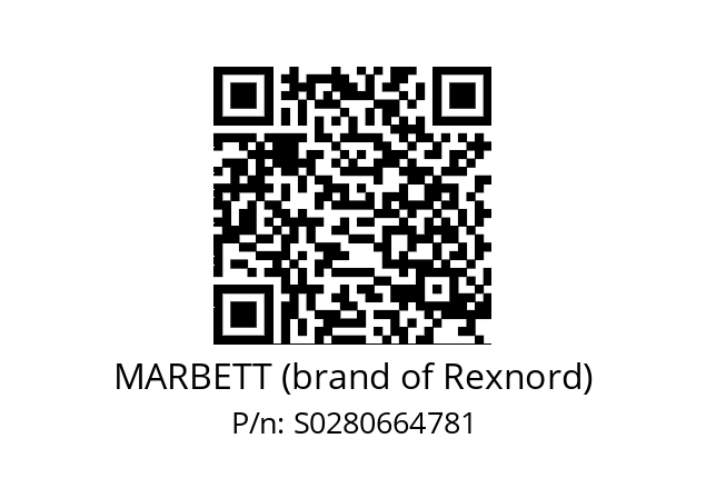   MARBETT (brand of Rexnord) S0280664781