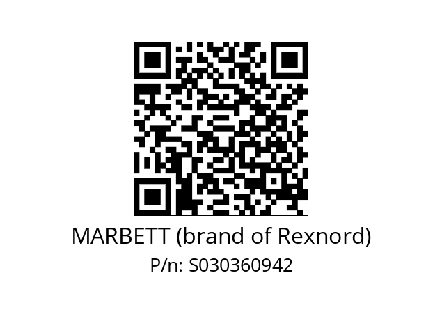   MARBETT (brand of Rexnord) S030360942