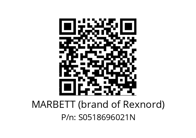   MARBETT (brand of Rexnord) S0518696021N