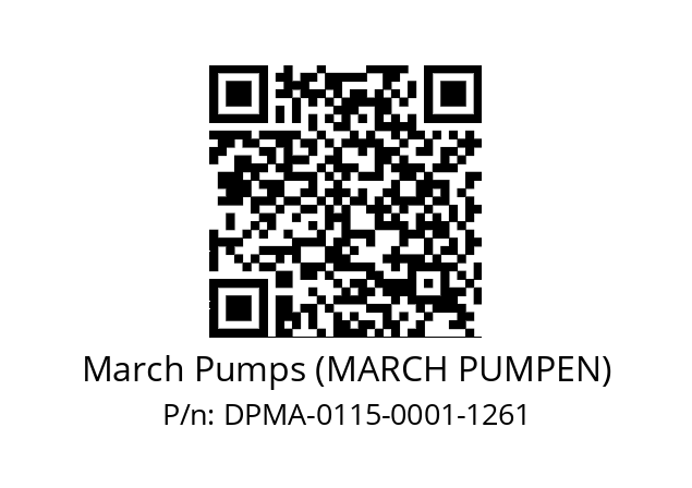   March Pumps (MARCH PUMPEN) DPMA-0115-0001-1261