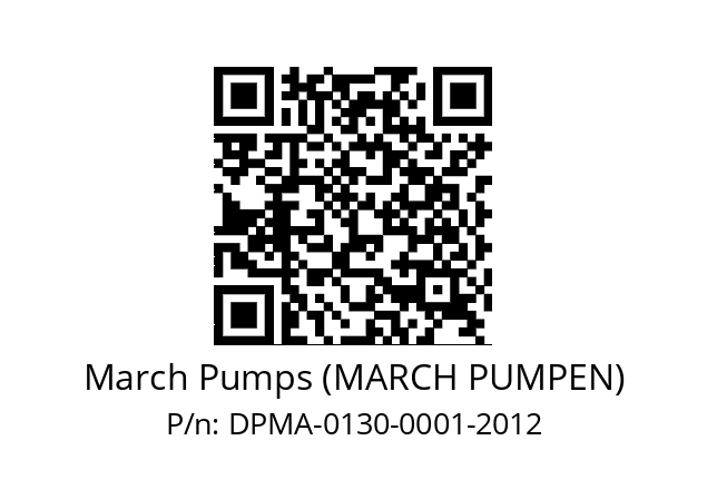   March Pumps (MARCH PUMPEN) DPMA-0130-0001-2012