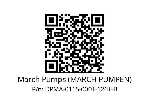   March Pumps (MARCH PUMPEN) DPMA-0115-0001-1261-B