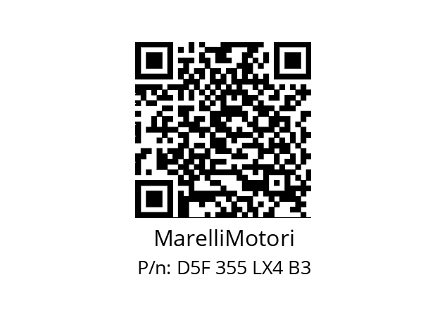   MarelliMotori D5F 355 LX4 B3