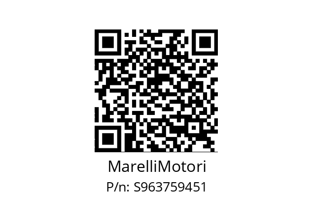   MarelliMotori S963759451