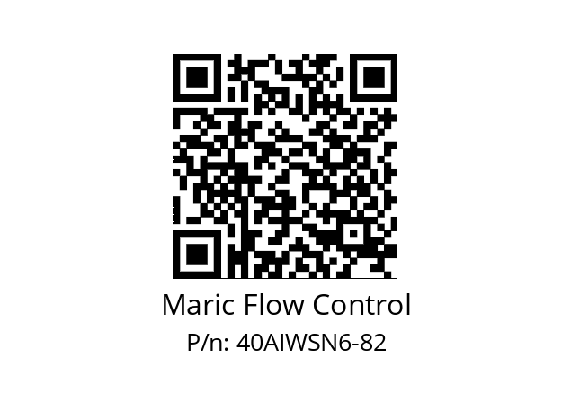   Maric Flow Control 40AIWSN6-82